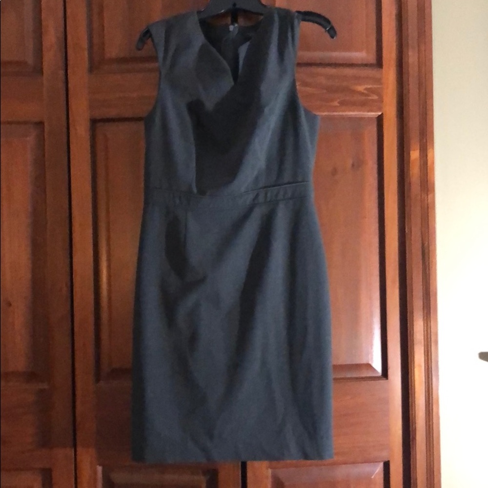 Gray sheath dress